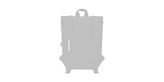 Sac à dos résistant en feutre RPET Incado - Marquage branche droite