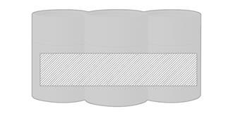 Bougie parfumée à la vanille en verre Chranye - Marquage autour