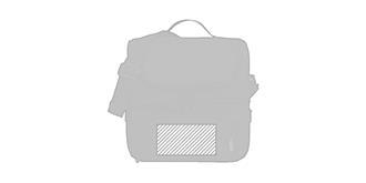 Sac isotherme en polyester 600D Iranus - Marquage Recto