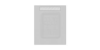 Porte-stylo en bambou avec calendrier Manero - Marquage Recto