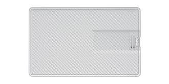 Clé USB carte avec ports Type-C et USB-A 3.0 Sami - Marquage Verso