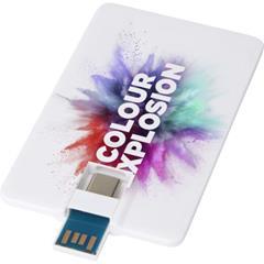Clé USB publicitaire extra plate en forme de carte de crédit - Credito