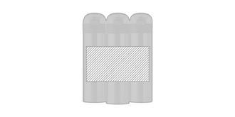 Gourde isotherme de 400 ml en acier Koale - Marquage autour