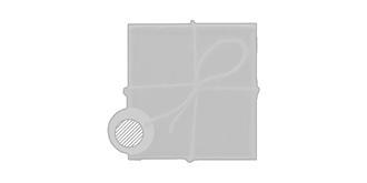 Ensemble de 4 sous-verres en ardoise Rekazo - impression sur étiquette