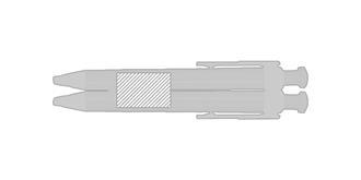 Stylo à bille rétractable en bambou Toyanie - Marquage autour