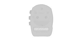 Adaptateur de voyage innovant en plastique Gezoa - Impression Haut