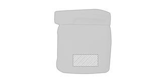 Adaptateur de voyage universel en plastique Vreako - Impression Droite