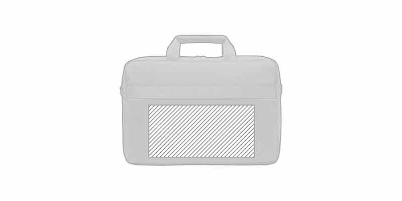 OBG PUB - Sac ordinateur adaptable en polyester Drojeo - Marquage Verso Sac ordinateur adaptable en polyester Drojeo - Marquage Verso