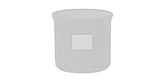 Tasse en céramique avec motif de Noël Verdoz - Marquage Recto