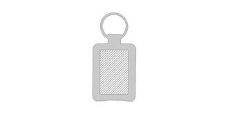 Porte-Clés Lampe en liège Xilbult - Marquage Recto