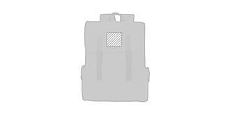 Sac à Dos en toile résistant Smorla - Marquage Recto
