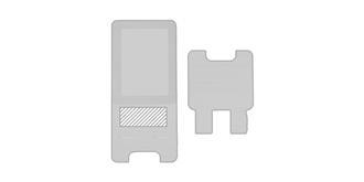 Support Porte Photos en bois Vappero - Marquage Recto