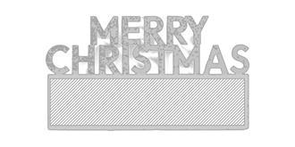 Décor de Noel en bois bicolore aimanté Rivor - Marquage Recto