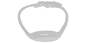 Montre intelligente design élégant en cuir Diford - A l'avant