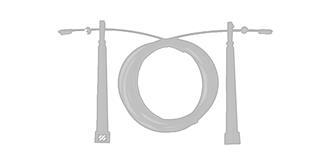 Corde à sauter réglable en PVC sous pochette Smeil - impression en bas à gauche