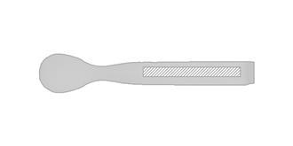 9 cubes-glaçons en pierre Dundal - Impression sur manche pince