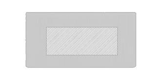 Chargeur sans fil boîtier en bambou Mouro - Impression Droite