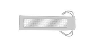 Couverts en bambou avec paille Straw - Marquage Recto