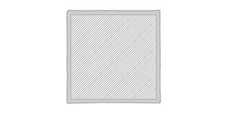 Lingette en RPET de dimension 13 cm x13 cm Colth - Marquage Recto