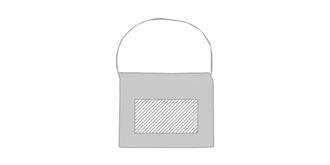 Sac isotherme 6 canettes en papier Cooler - Marquage Verso