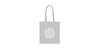 Sac shopping coton 180gr/m² Connel - A l'avant