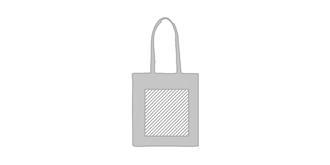 Sac shopping coton 180gr/m² Connel - Marquage Recto