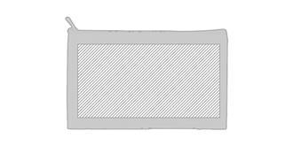 Trousse en papier tissé Fatcas - Marquage Recto