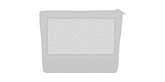 Trousse en liège & coton Portgas - Marquage Verso