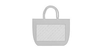 Sac de plage anses en corde en coton Meliodas - Marquage Verso