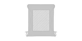 Sac de sport en polypropylène (PP) Dammy - Marquage Recto