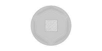 Ballon de football en PVC 21.5cm Soccers - Impression sur panneau 1 ballon