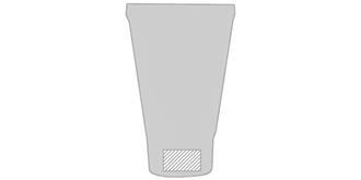 Tube lotion solaire 45ml en polyéthylène Tuba - impression sur couvercle