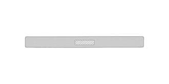 Brassard réfléchissant 32x3cm en métal Erode - Marquage Recto