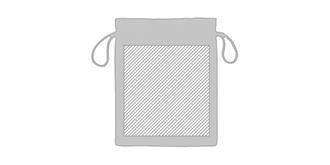 Sac en coton coloré modèle moyen Sake - Marquage Recto