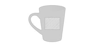 Mug de 180 ml en céramique Tarra - Impression Gauche