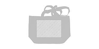 Sac shopping avec soufflet en polyester 600D Gadem - Marquage Verso