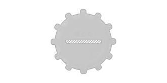 Lampe d'urgence 5 modes en ABS Sunny - Marquage Recto