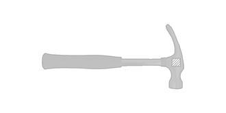 Marteau décapsuleur en métal Hammer - Impression Droite