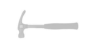 Marteau décapsuleur en métal Hammer - Impression Gauche