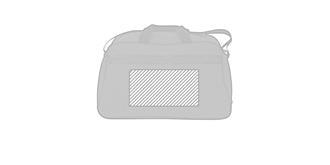 Sac de voyage à poche frontal en polyester Holtrum - Impression Poche