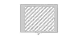 Set de peinture compacte mallette en bois Bleau - Impression Haut