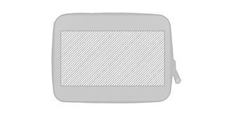 Set d'outils d'entretien en boite métallique Poul - Impression Haut