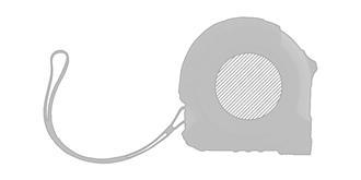 Mètre mesureur 5m en ABS boîtier en plastique Nia - Marquage Recto