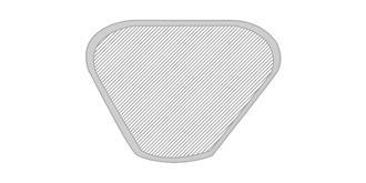 Écouteurs dans un boîtier en polystyrène Misipig - impression sur couvercle