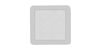 Carré antistress en PU Square - Impression Droite