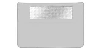 Oreiller gonflable et étui en PET Travel - Impression pochette recto