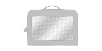 Sac séminaire avec poignée en PET robuste Palor - Marquage Verso