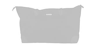 Sac de voyage microfibre en PET Bocca - A l'avant