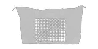 Sac de voyage microfibre en PET Bocca - Marquage Recto