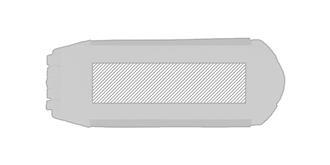 Brosse pliable avec miroir en plastique Brush - Impression Haut